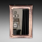 Arts & Crafts Beaten Copper Wall Mirror