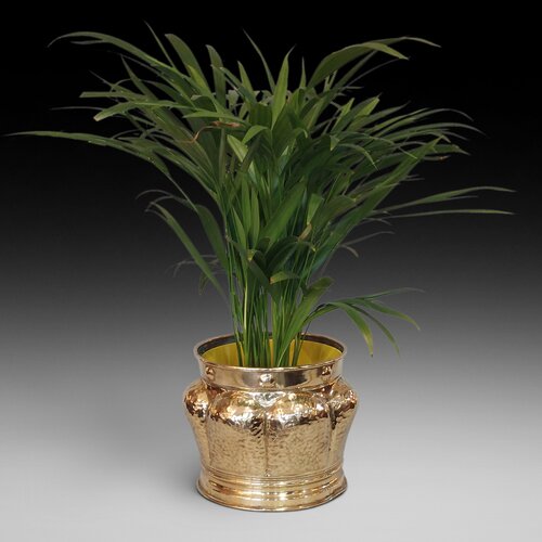 Arts and Crafts Beaten Brass Planter c1900