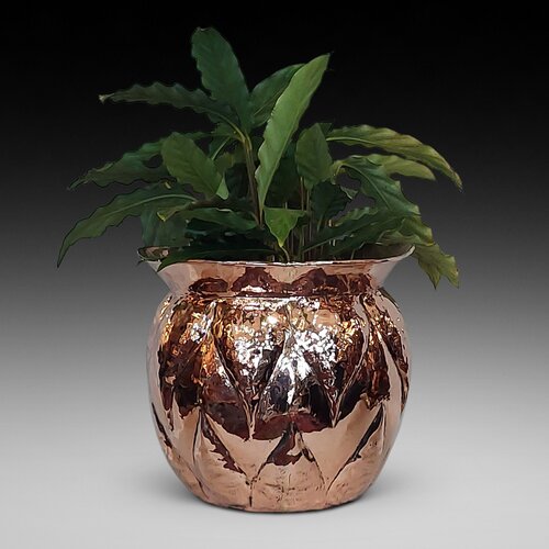 Arts and Crafts Copper Planter Jardiniere 