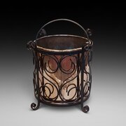 Copper Arts And Crafts Log Bucket