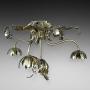 Early 20thC Brass Ceiling Lamp Fitting