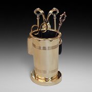 Early 20thC Brass  Fireside Companion Set
