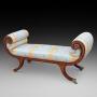 Edwardian Mahogany and Inlaid Window Seat 