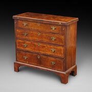 George I Style Walnut Bachelors Chest