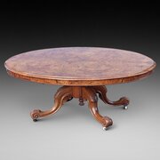 Good Victorian Burr Walnut Coffee Table
