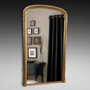 Large Victorian Carved Gilt Wood Framed Mirror