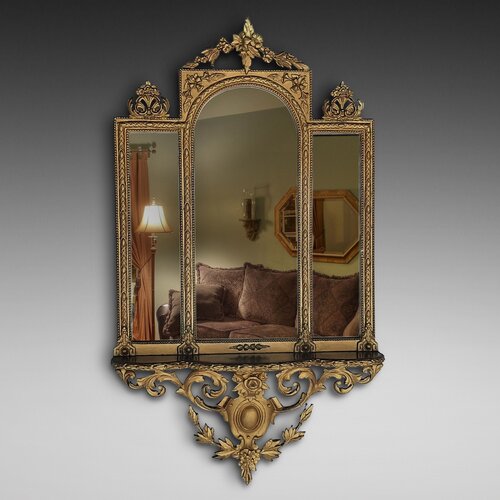 Late 19thC Gilt Framed Wall Mirror