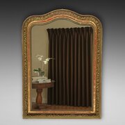 Late 19thC Giltwood Arch Top Wall Mirror