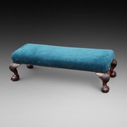 Late 19thC Walnut Altar Stool