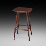 Late 19th Century Walnut Bust Stand - Shoolbred