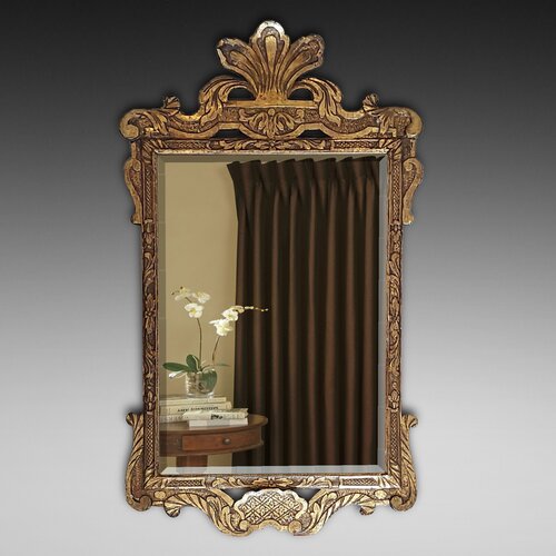 Mid 19thC Giltwood Mirror Robert Strahan - Dublin