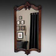 Mid 20thC Continental Fruitwood Mirror