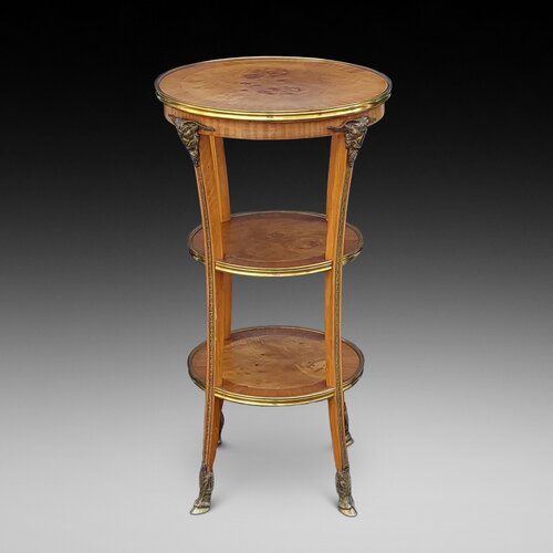 Mid 20thC French Burr Yew Occasional Table