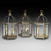 Mid Century Brass Lighting Suite