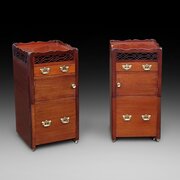 Pair Of Early 19thC Mahogany Nightstands, Gillows