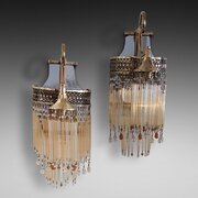 Pair of Fine Quality  Art Deco Wall Light Fittings