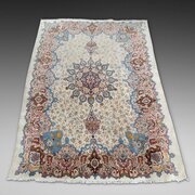 Persian Kerman Hand Woven Woolen Carpet