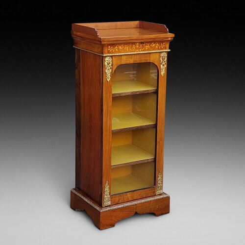 Small Victorian Pedestal Pier Cabinet