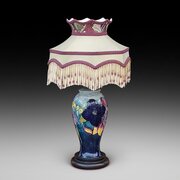 Table Lamp, Early Moorcroft Pansy Pattern Vase