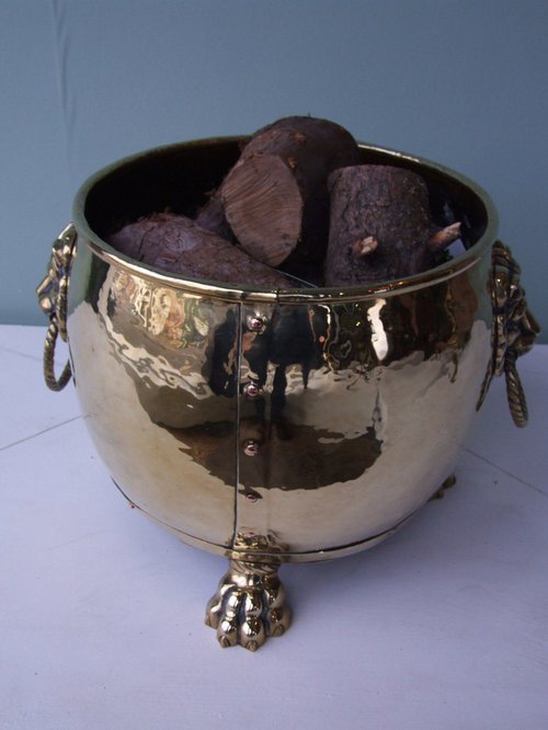 Antiques Atlas Victorian Brass Log Bucket