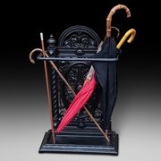 Victorian Coalbrookdale Cast Iron Umbrella Stand