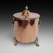 Victorian Copper And Brass Coal Bucket