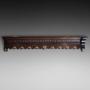 Victorian Oak Wall Mounting Hat and Coat Rack
