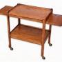 1930s Oak Two-Tier Occasional Side Table / Trolley