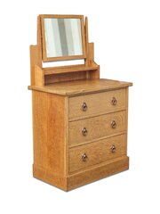 Heals Arts  Crafts Oak Letchworth Dressing Chest