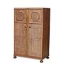 Heals Limed Oak Fitted Dwarf Wardrobe