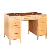 Limed Oak Cotswold Style Desk By Hobbs & Co 