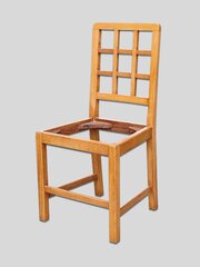 Set Of 4 Heals Lattice Back Dining Chairs 