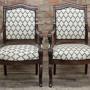 Pair of French Louis Philippe Style Armchairs