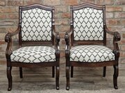 Pair Of French Louis Philippe Style Armchairs