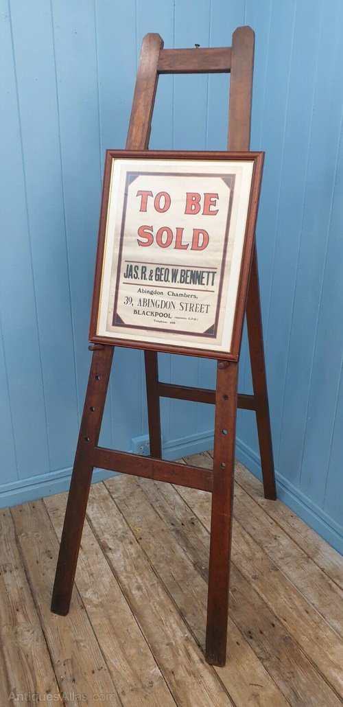 Stand Easel Frame Victorian 1880 Blackboard Antiques Atlas