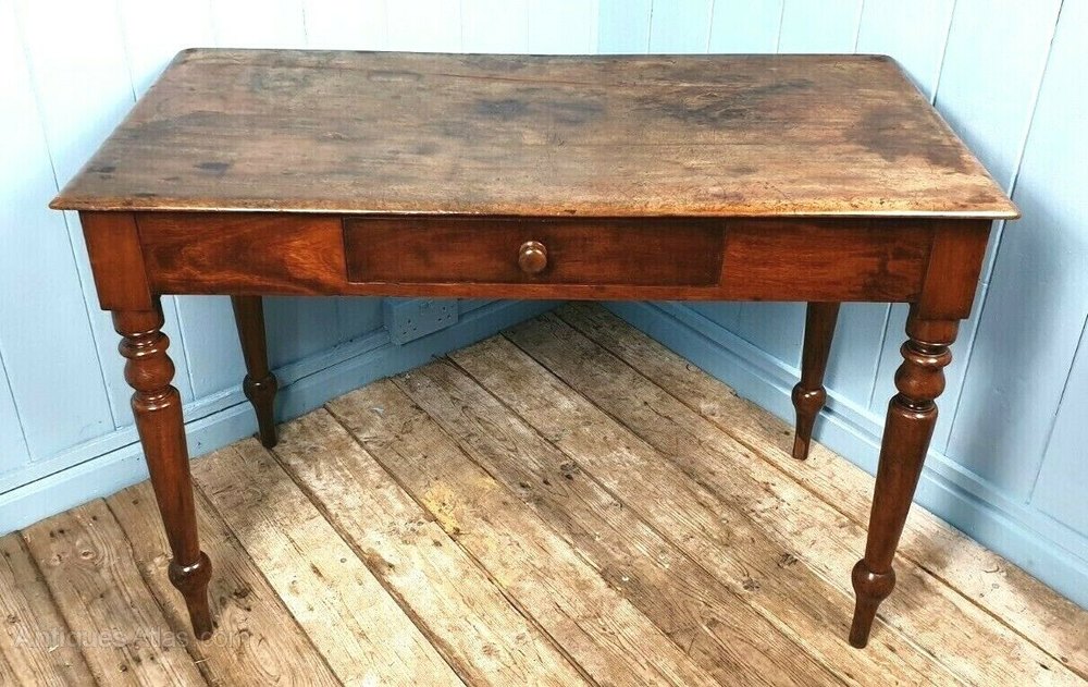 Table Desk 1810 Antique Scottish Oak Pine Antiques Atlas