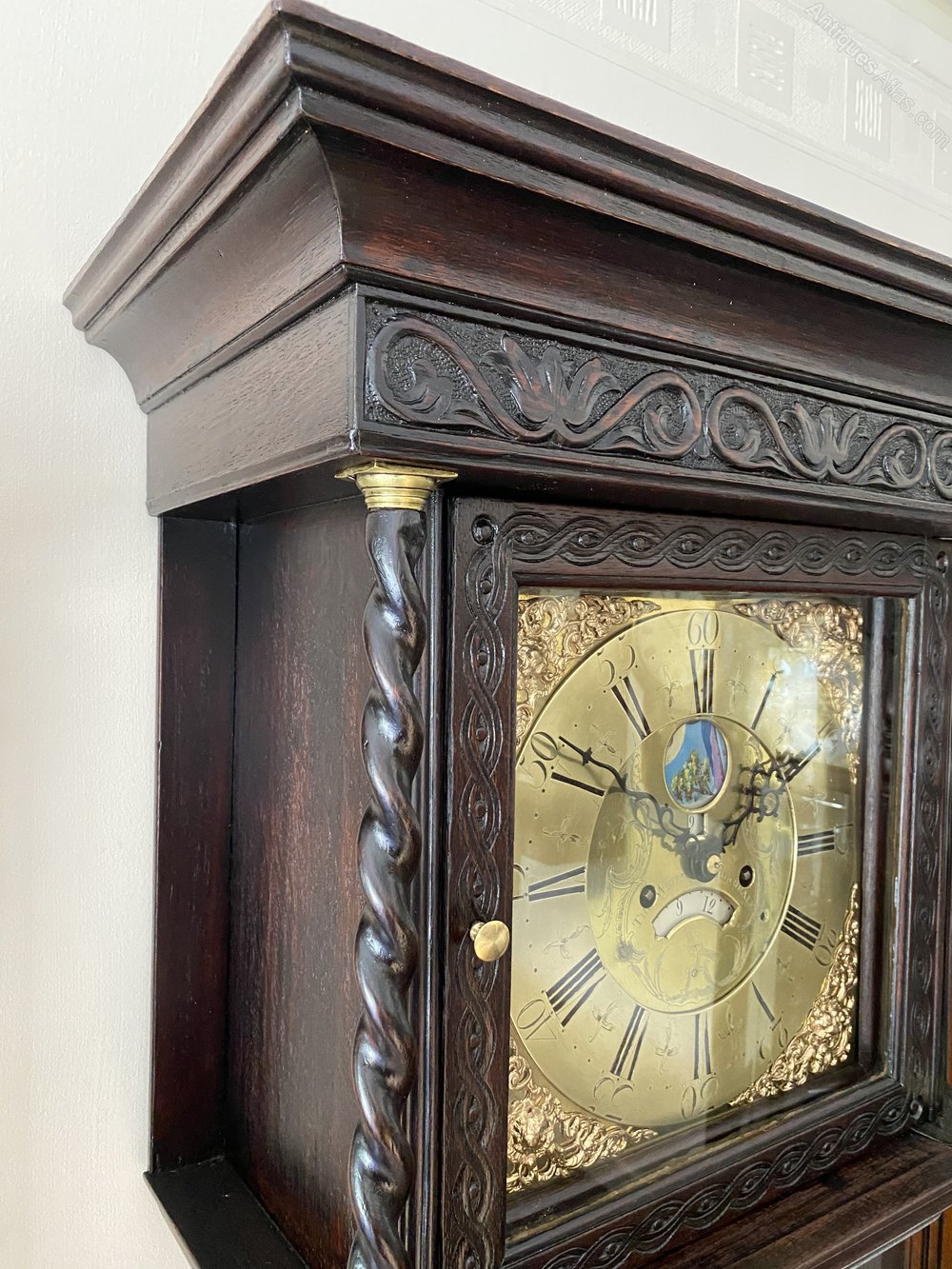 Antiques Atlas Longcase Clock By Thomas Whipp Of Rochdale 8 Day