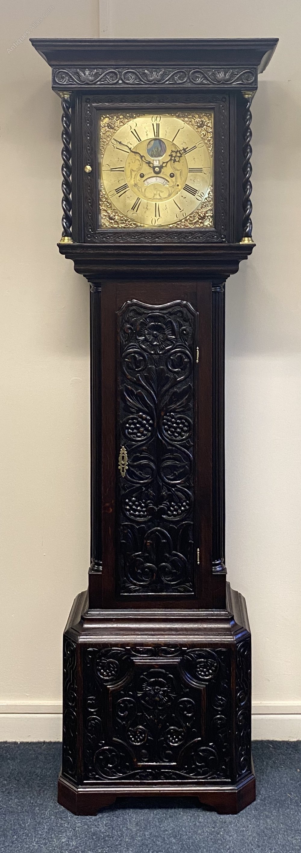 Antiques Atlas Longcase Clock By Thomas Whipp Of Rochdale 8 Day