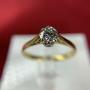 18ct & Plat Diamond Solitaire Ring