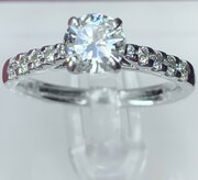.89ct Diamond Solitaire Platinum Engagement Ring