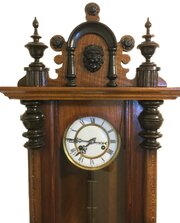 Antique 8 Day Striking Vienna Wall Clock