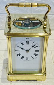 French Striking Carriage Clock, Lovely Piece