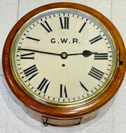 GWR Fusee Railway Wall Clock, Swindon, V. Rare