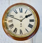 George V Dept of War Fusee Wall Clock Immaculate
