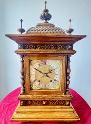 Imposing Winterhalder Striking Bracket Clock