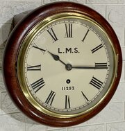 LMS Fusee Railway Dial Wall Clock Superb