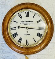L.M.S Rare Railway Dial Clock, Gorgeous Condition