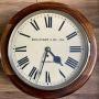 Large Fusee Dial Wall Clock, 14 Inch