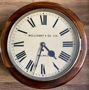 Large Fusee Dial Wall Clock, 14 Inch