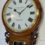 Manchester clock  drop dial clock